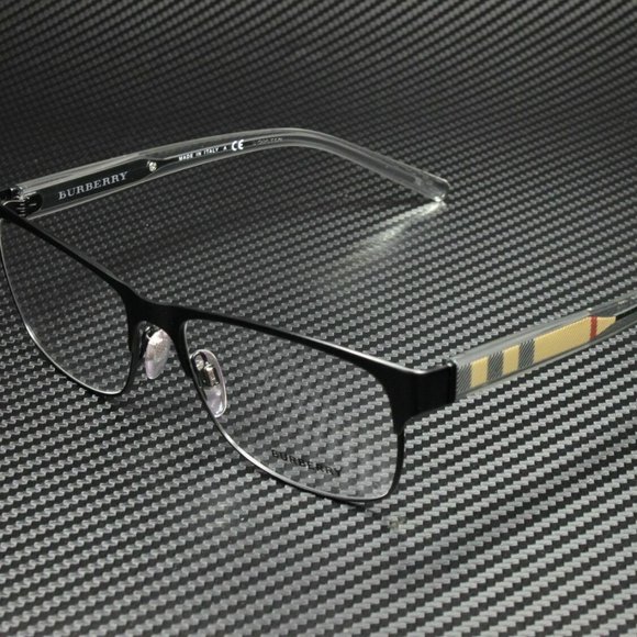 Burberry Matte Men's Eyeglasses - Picture 1 of 4
